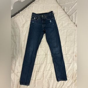 Levi’s , American Eagle, and Abercrombie and Finch Denim